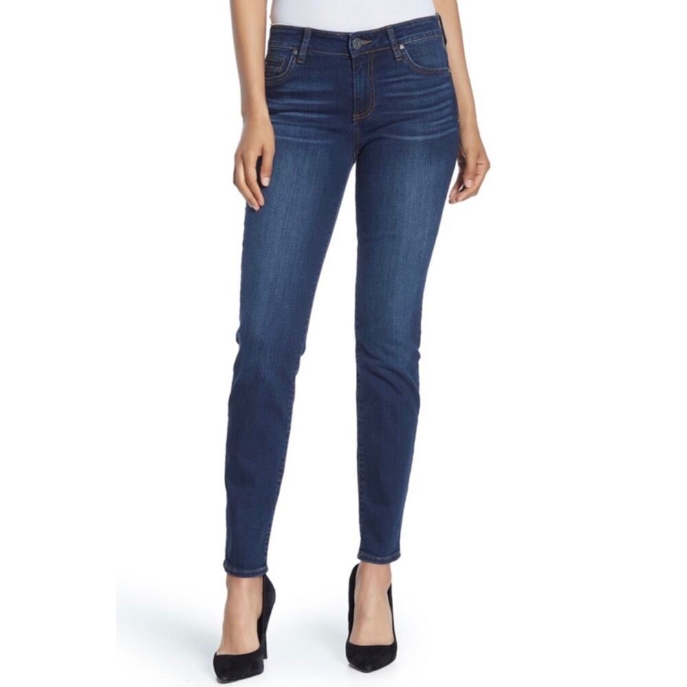 Kut from the Kloth Diana Mid Rise Relaxed Fit Skinny Jeans Size 6 - Picture 3 of 15
